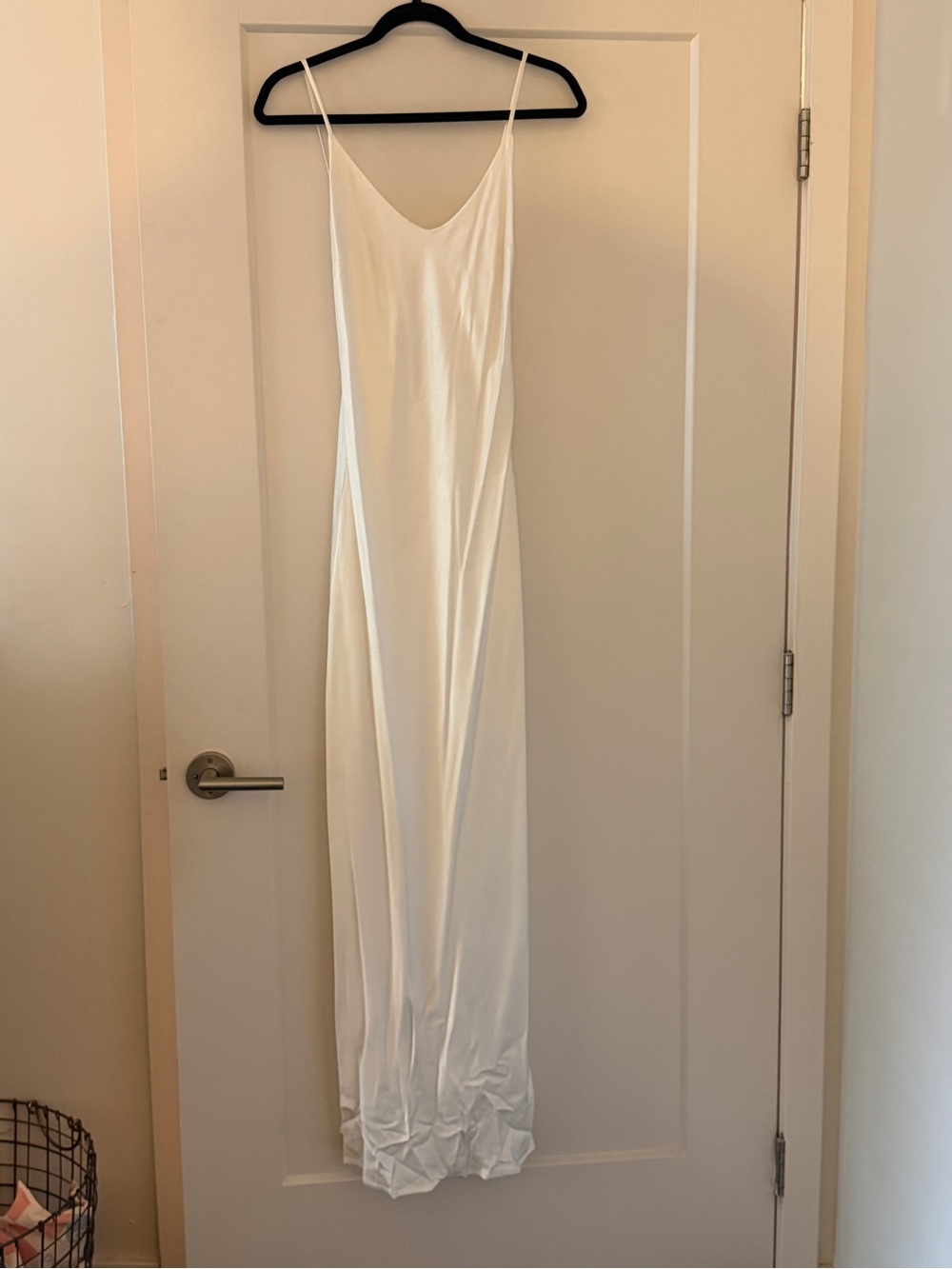 Elegant White Slip Maxi Dress